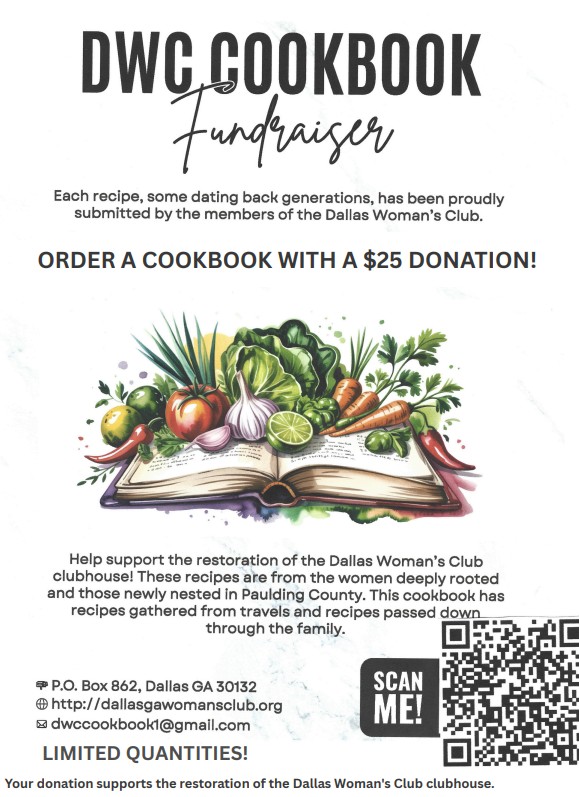 cookbook flyer 2 – GFWC Dallas Woman's Club – Georgia